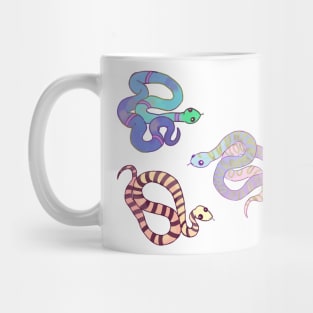 Cute watercolor snake sticker pack Mug